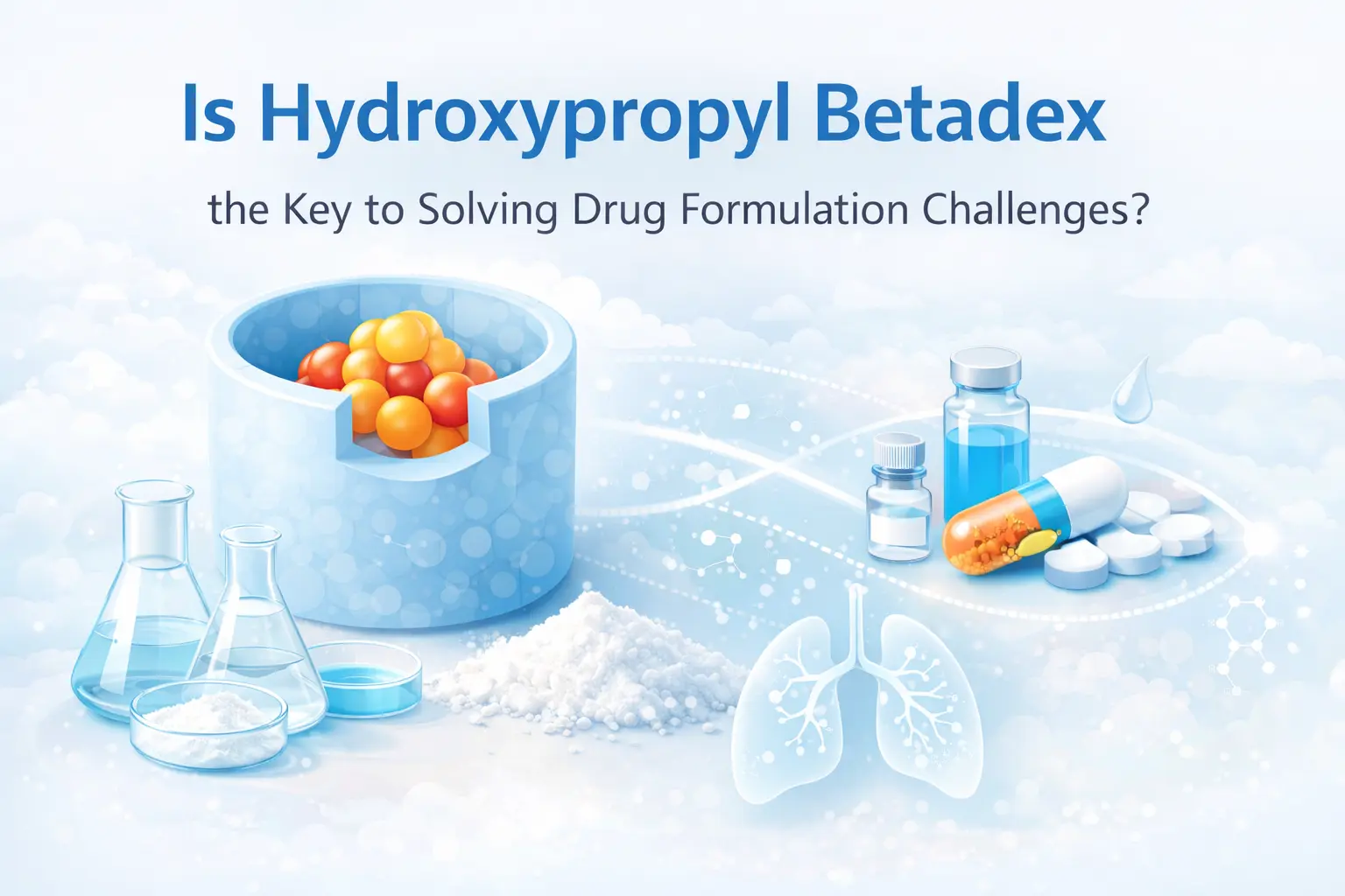 Je Hydroxypropyl Betadex kľúčom k riešeniu výziev pri formulovaní liekov?