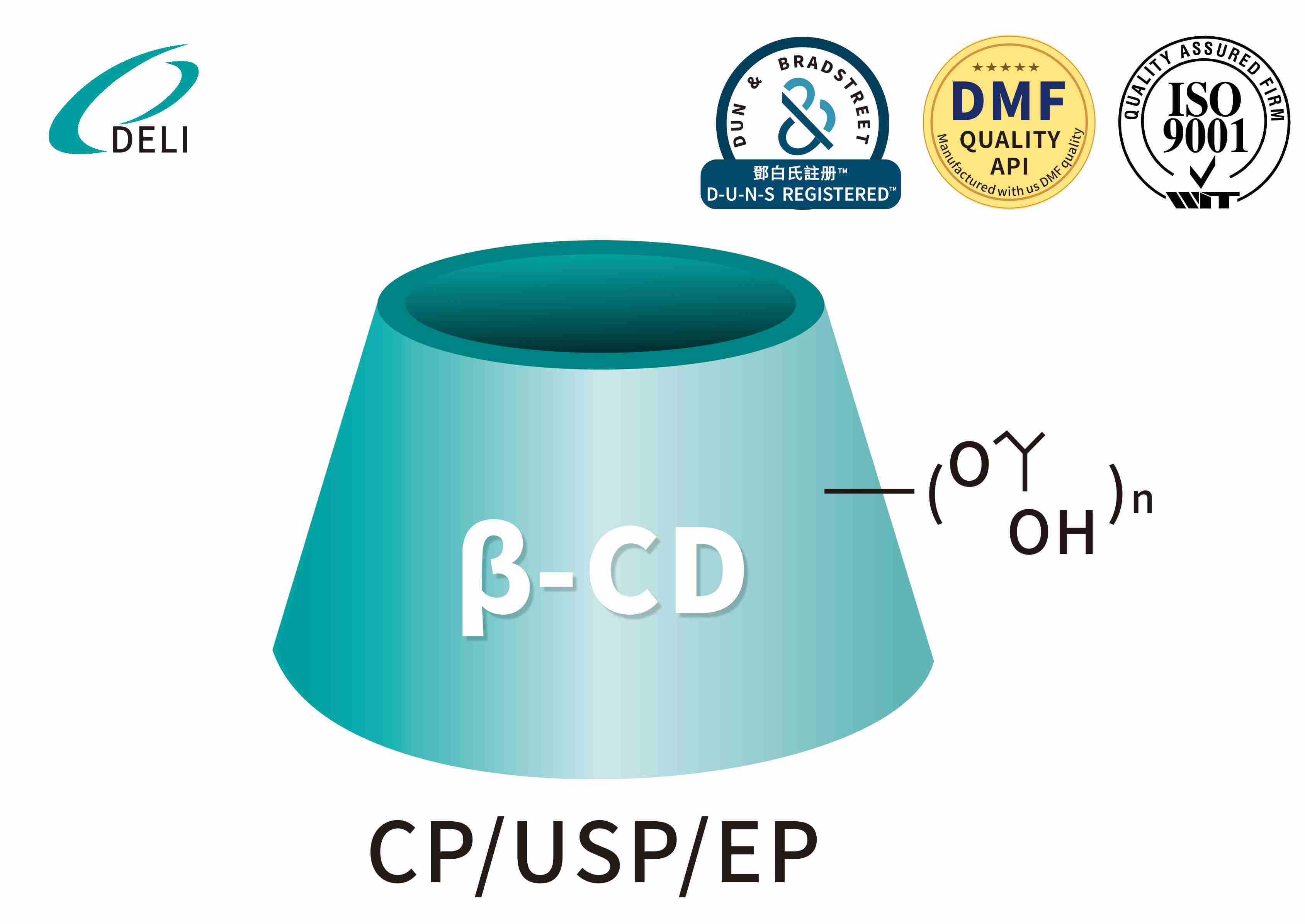 Hydroxypropyl beta cyklodextrín USP CAS 128446-35-5